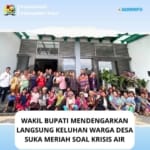 Wakil Bupati Karo Terima Audensi Warga Desa Suka Meriah Terkait Krisis Air