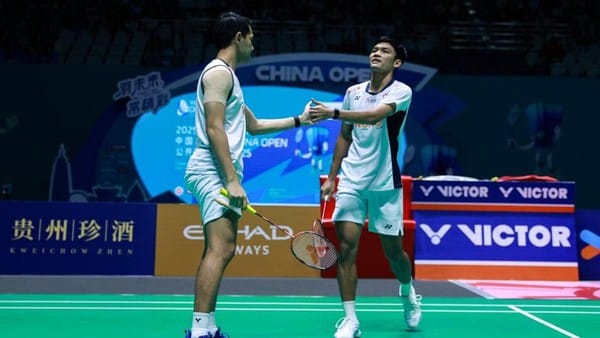 Fajar/Fikri Juara China Open 2025, Kalahkan Ganda Malaysia 2 Set Langsung