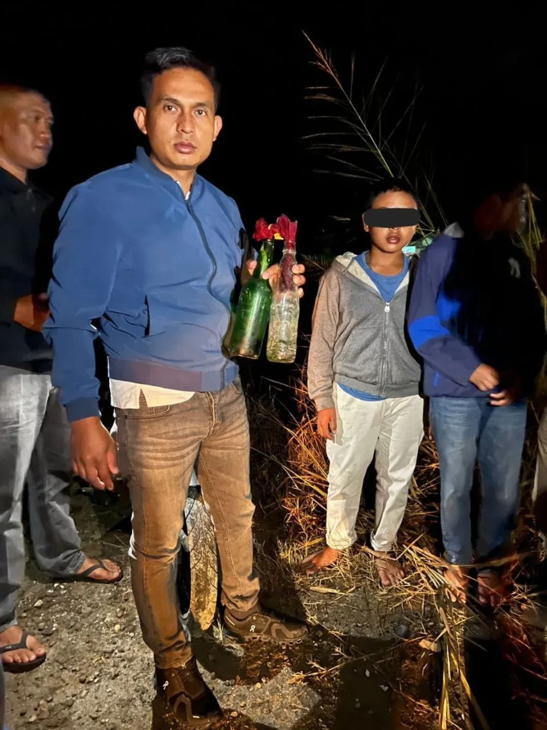 Bubarkan Tawuran Pelajar, Polsek Munte Amankan Sajam dan Botol Bensin
