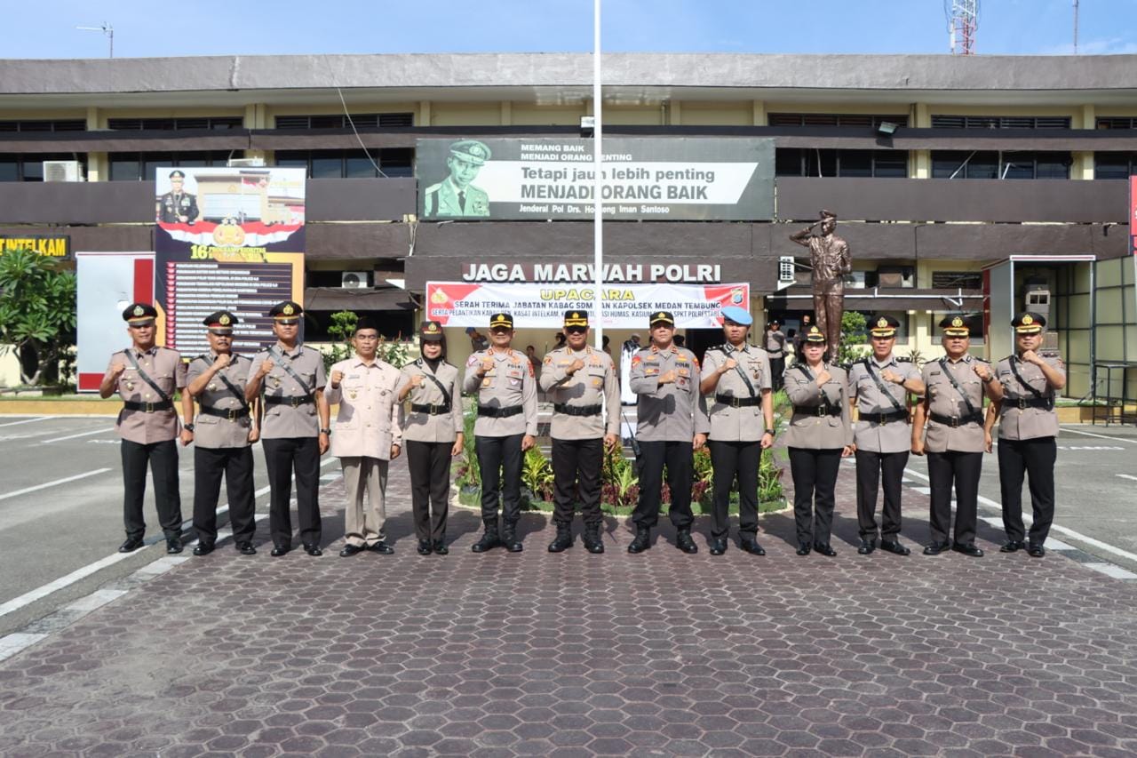 Kapolrestabes  Medan Pimpin Sertijab Sejumlah PJU