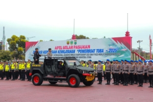 Polda Sumut Gelar Apel Kesiapan Operasi “Powerboat Toba 2025”
