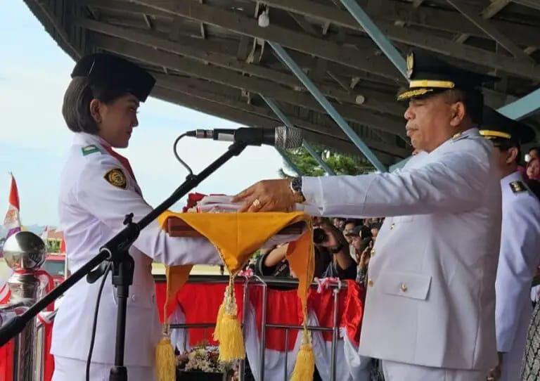 Peringatan Detik-Detik Proklamasi HUT ke-80 RI di Kabanjahe Hikmat dan Meriah