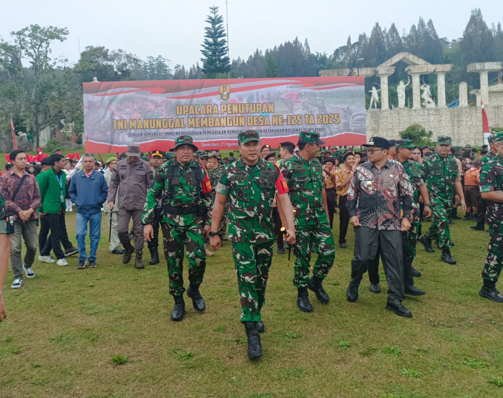 Pangdam I/BB Tutup TMMD ke-125 Kodim 0205/TK, Buka Jalan 600 Meter di Barusjahe