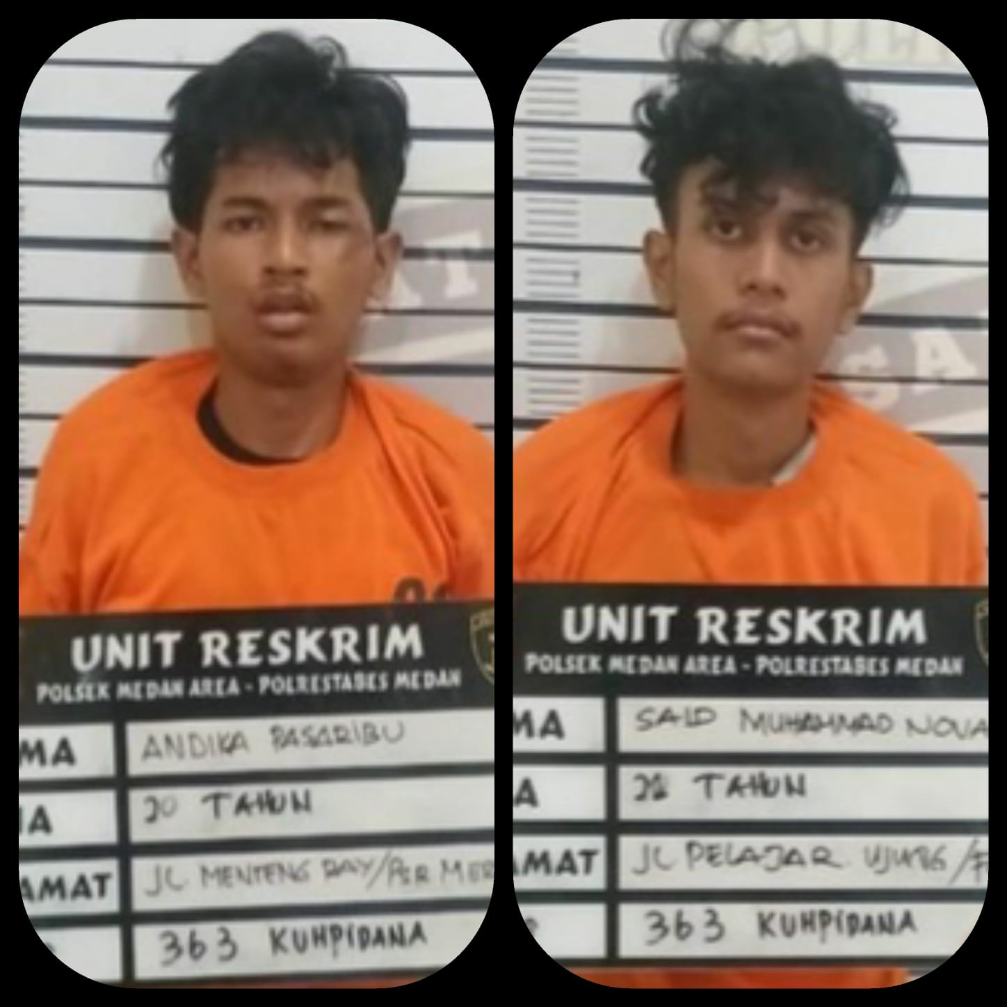 Dua Pelaku Curanmor Ditembak Polisi di Medan