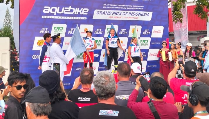 Aquabike Jetski World Championship GP Lake Toba 2025 di Balige Berakhir Sukses