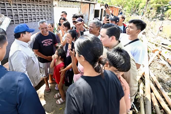 Presiden Prabowo Tinjau Lokasi Banjir di Bali, Pastikan Instruksi Penanganan Bencana Terlaksana