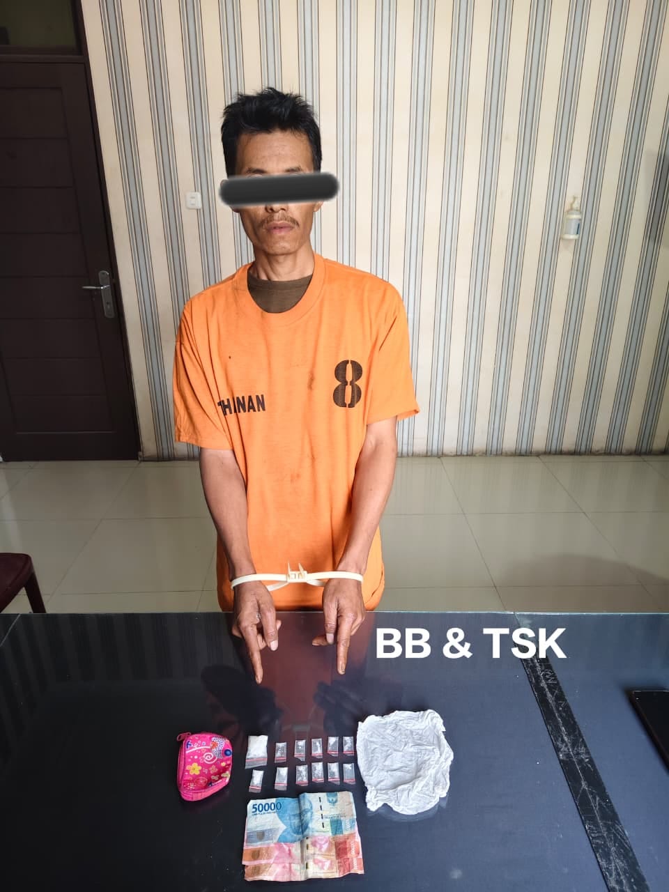 Seorang Petani Edarkan Sabu Diringkus Polres Tanah Karo