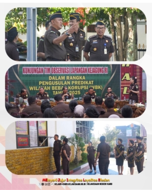 Menuju Predikat WBK, Tim Kejagung Verifikasi Kejari Karo