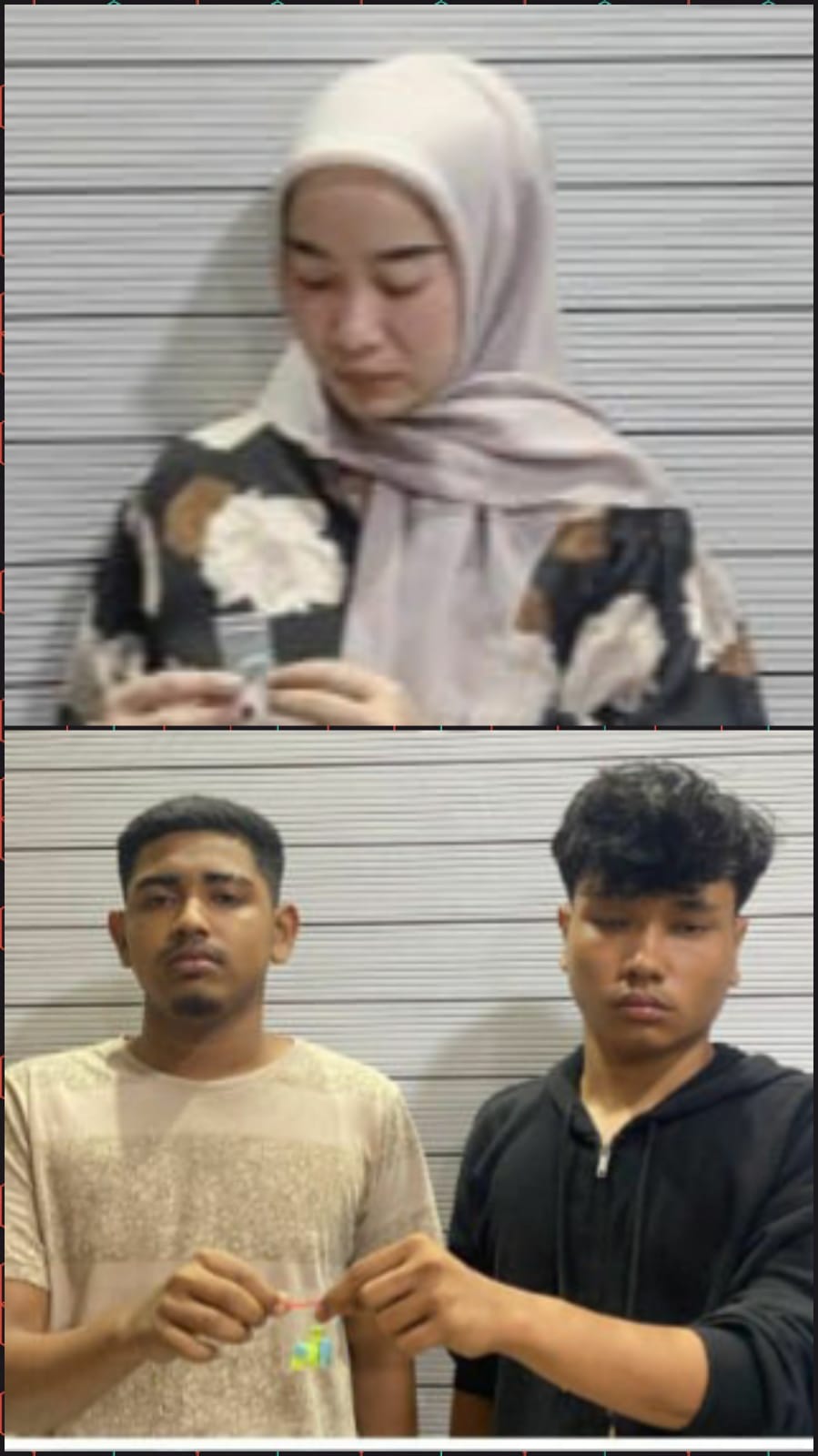 Edarkan Pil Ekstasi, Seorang Wanita dan Dua Pria Diringkus Polisi