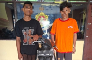 Polisi Tangkap Dua Pelaku Curanmor Saat Rumah Ditinggal