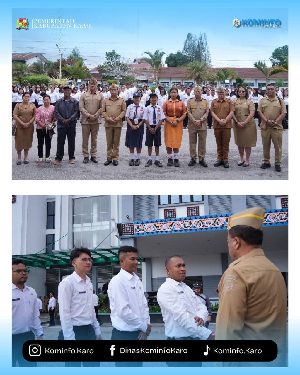 Bupati Karo Serahkan SK 196 PPPK dan Lepas Siswa untuk Pelatihan Olimpiade di SMA Unggul DEL