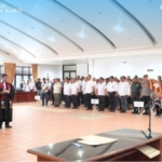 Bupati Karo Lantik Gelora Kurnia Putra Ginting Jadi Sekda Karo