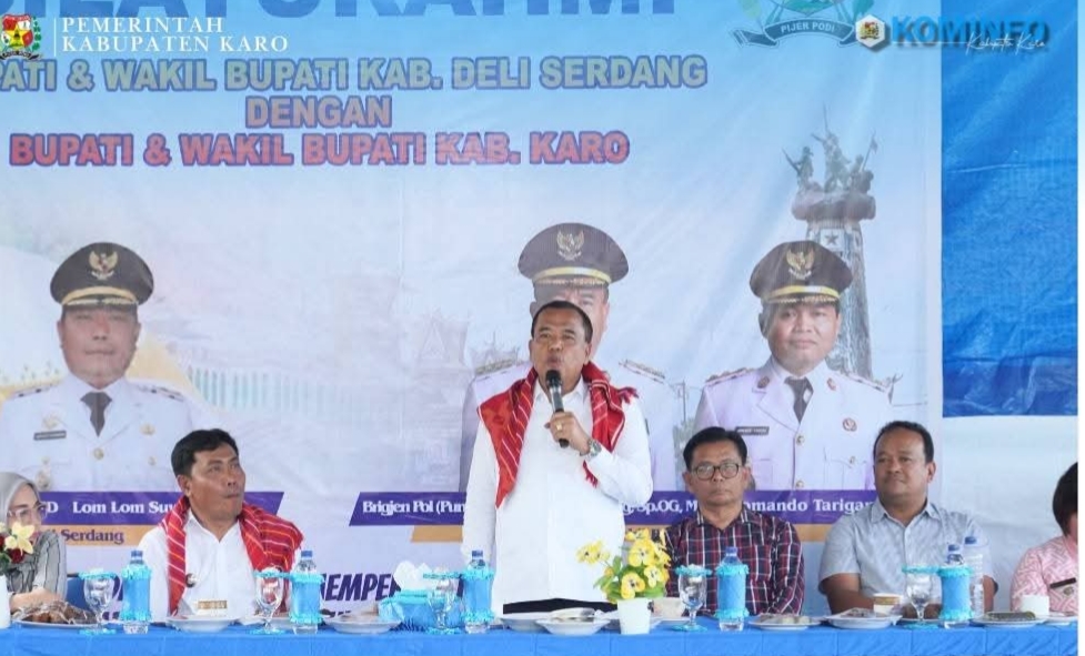 Pemkab Karo dan Deli Serdang Sepakat Bangun Jalan Alternatif