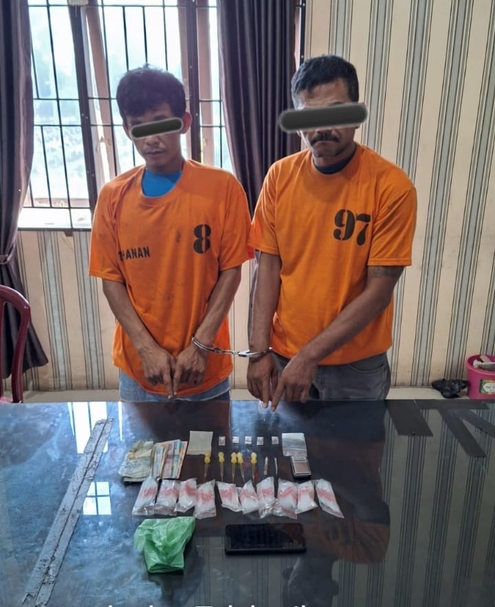 Diduga Edarkan Sabu, Dua Warga Tigabinanga Ditangkap  Polres Tanah Karo