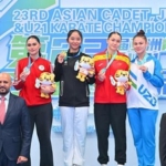Aura Sinta Raih Emas Kejuaraan Asia Karate 2025