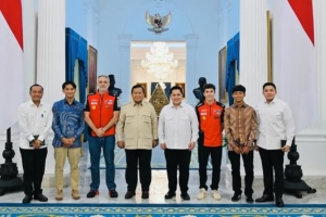 Presiden Prabowo Terima Kunjungan Juara Dunia MotoGP Marc Marquez dan Dua Pembalap Muda Indonesia