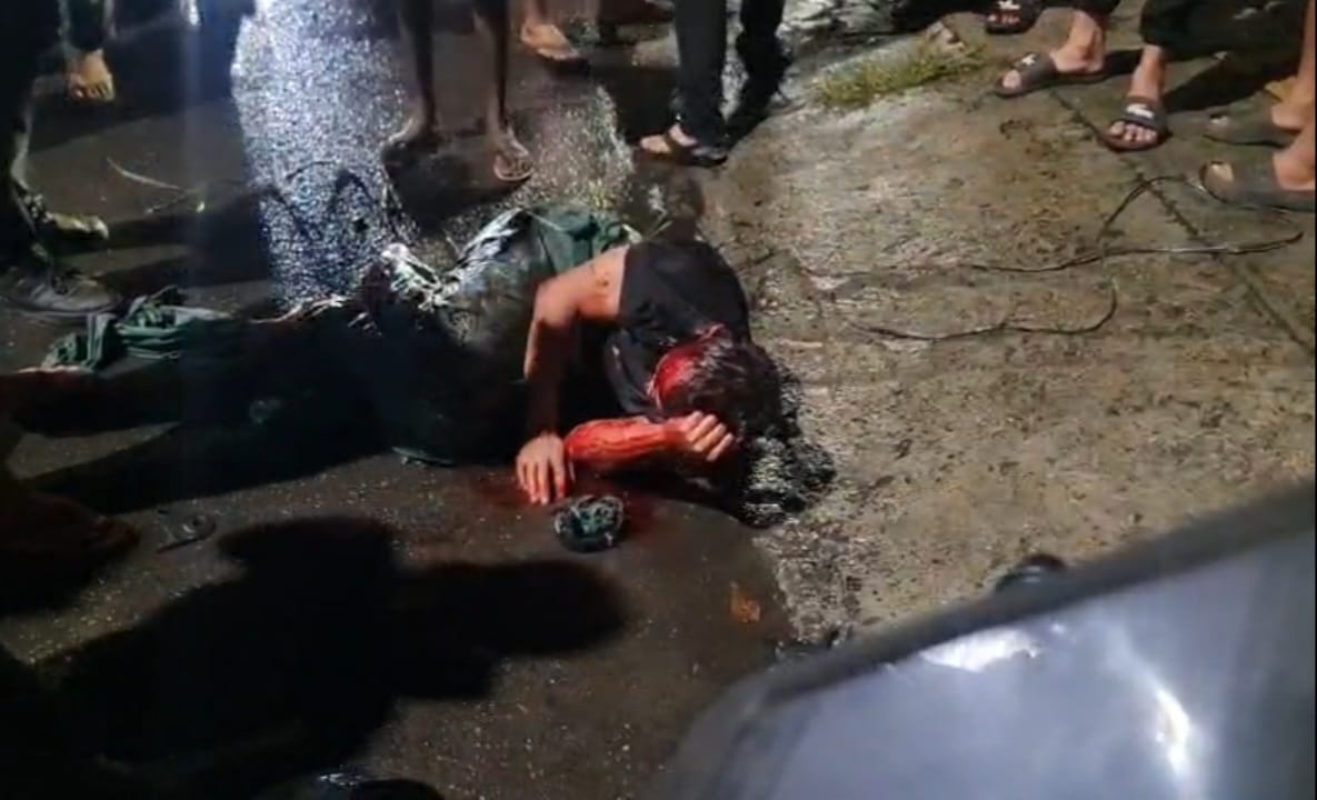 Pelaku Curanmor Dihakimi Massa di Tanjung Sari Medan