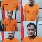Polrestabes Medan Ringkus 5 Tersangka Jaringan Pengedar Sabu dan Penipuan Online