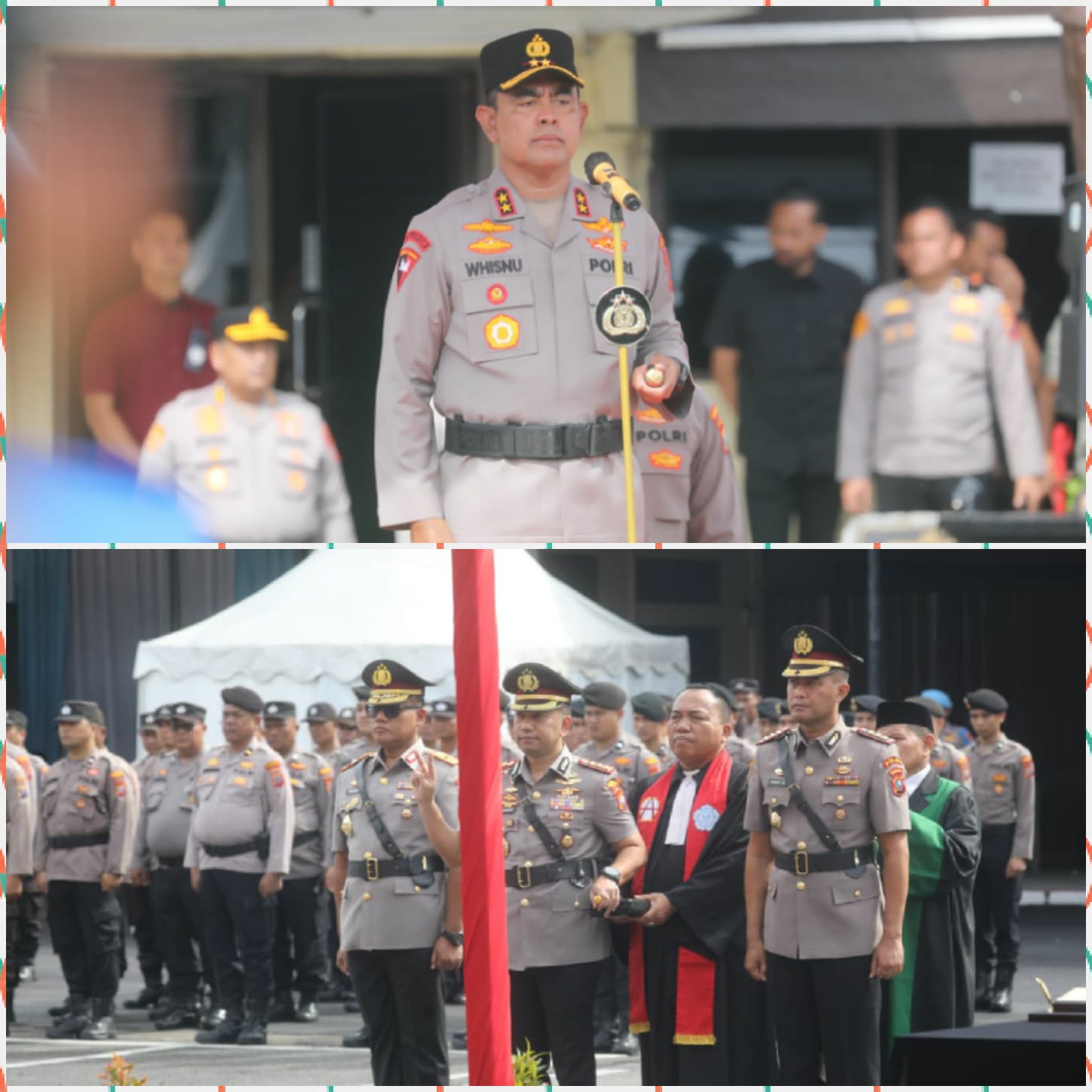 Sertijab Kapolrestabes Medan dan Dirresnarkoba, Kapolda Sumut Tegaskan Pentingnya Integritas dan Inovasi Kepemimpinan