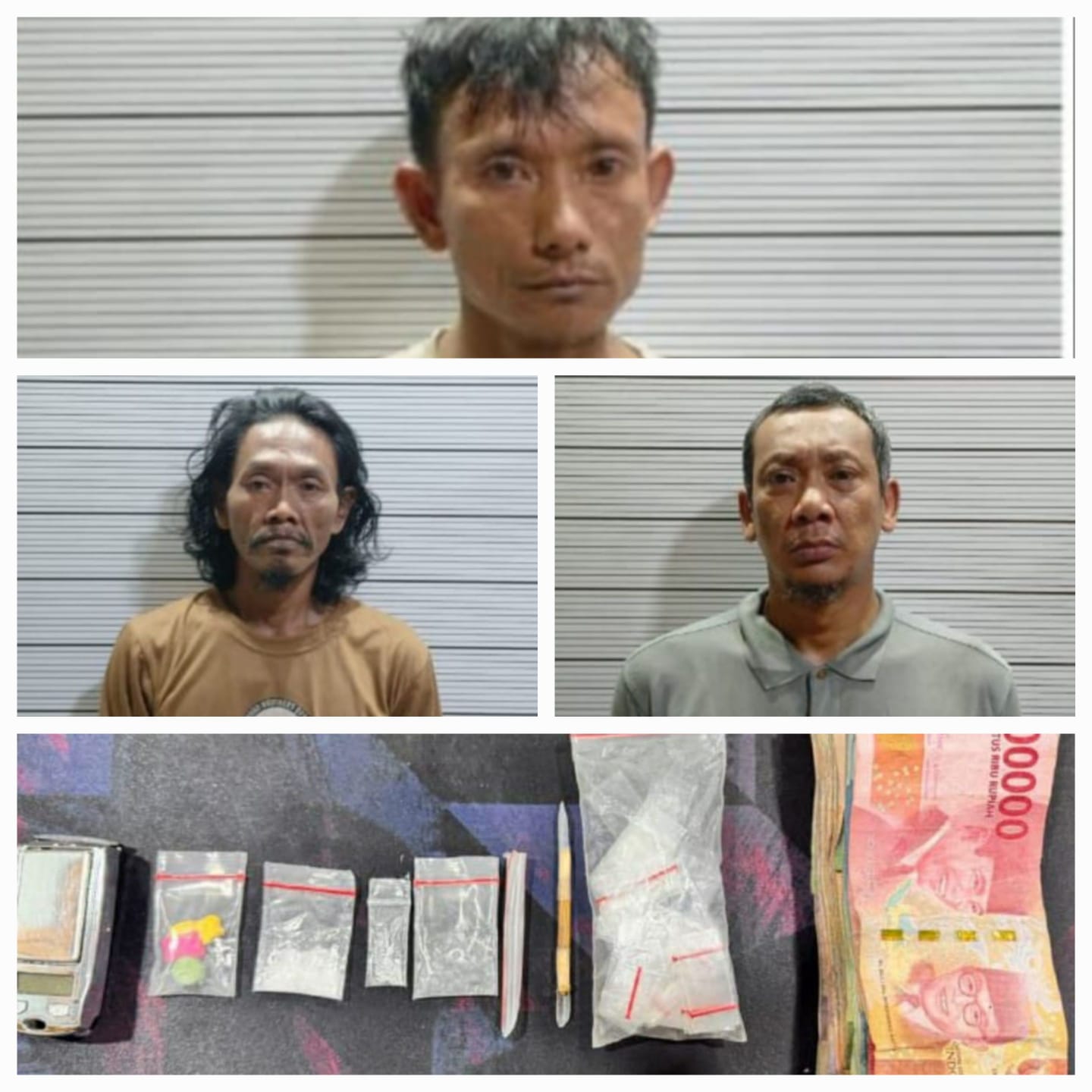 Polrestabes Medan Ringkus Tiga Tersangka Pengedar Narkotika