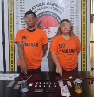 Pria dan Wanita Ditangkap Polisi di Cingkes Terkait Narkoba, Sebarat 7,93 Gr Sabu Disita