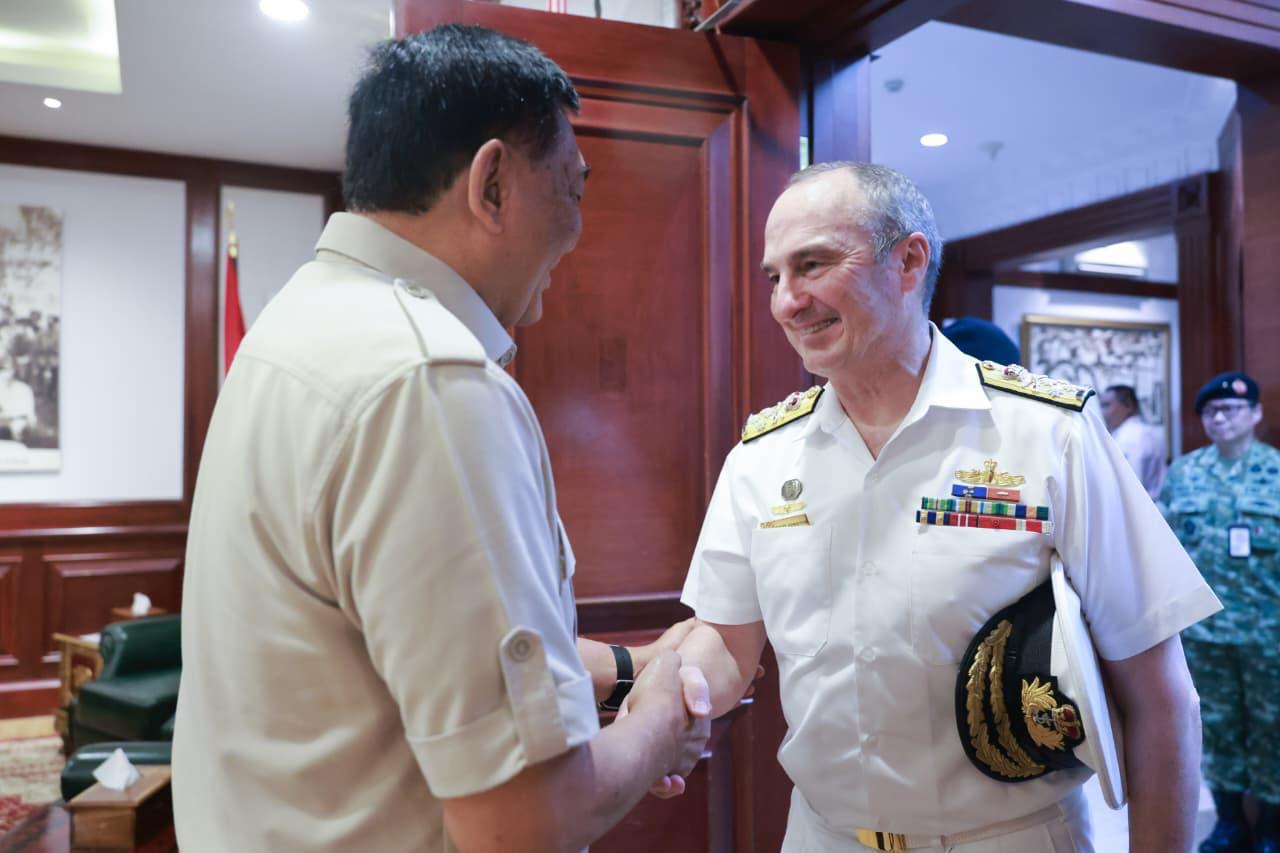 Menhan RI Terima Kunjungan Panglima Angkatan Bersenjata Australia, Bahas Penguatan Kerja Sama Pertahanan