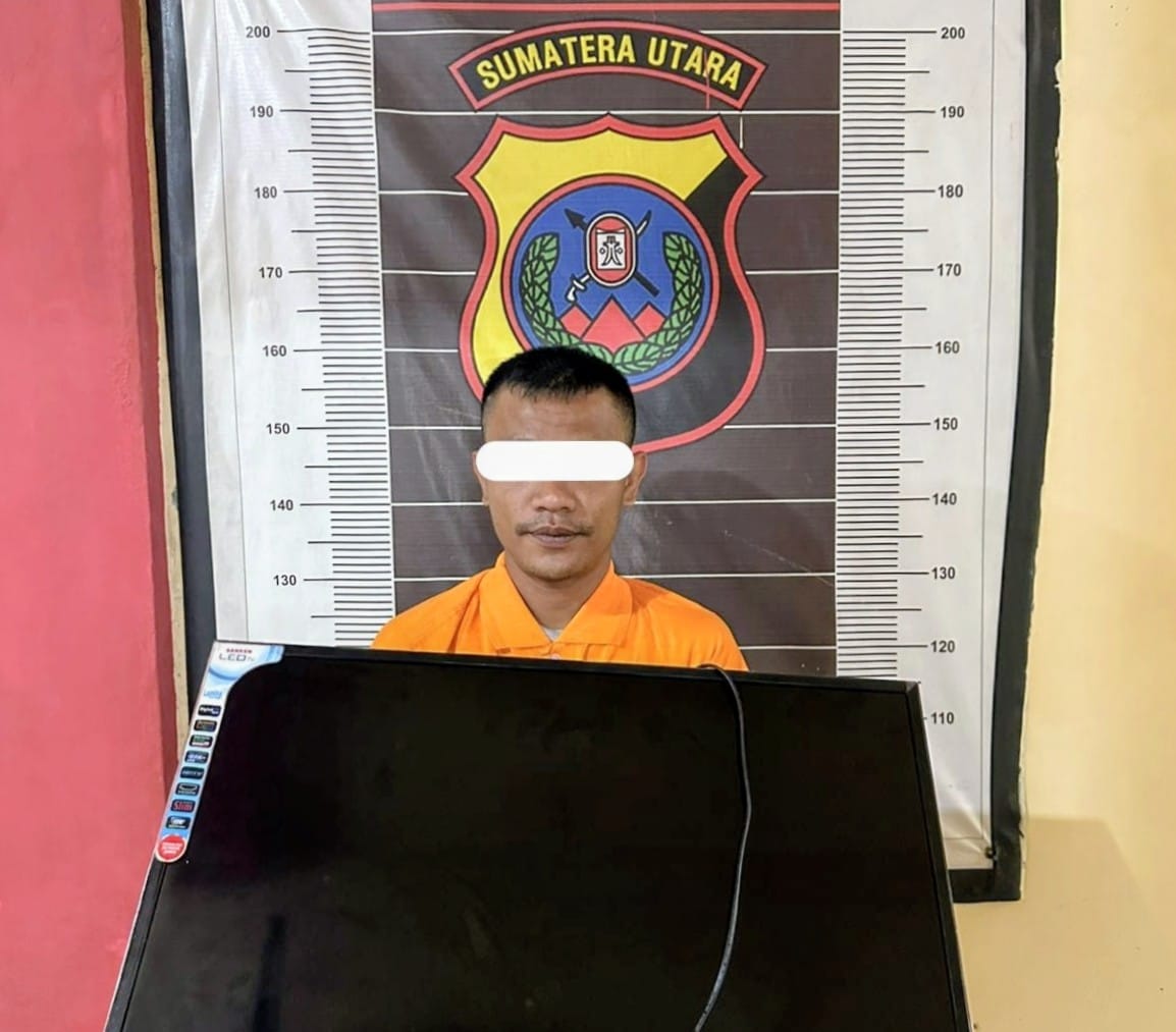 Polsek Lima Puluh Ringkus Pelaku Pencuri TV di Puskesmas Kedai Sianam