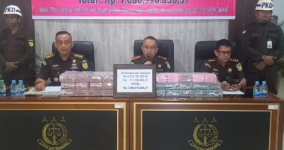 Kejari Deliserdang Setor 7 Miliar Lebih ke Kas Negara Hasil Eksekusi Penanganan Pidana Korupsi