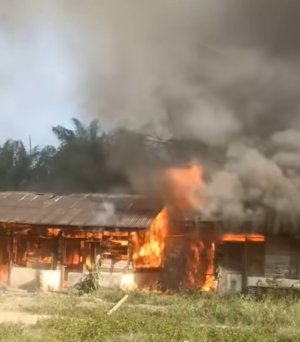 5 Rumah Terbakar di Lau Pakam dan 1 Unit Rumah di Lau Baleng Karo