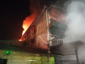 Tragis, Rumah Tiga Lantai di Siantar Terbakar, Bocah 12 Tahun Tewas Terjebak Api