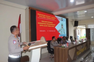 Tim Korlantas Polri dan Stik Lemdiklat Polri Lakukan Penelitian dan Survey Kamseltibcarlantas di Karo