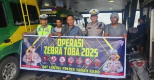 Polres Tanah Karo Sosialisasi Operasi Zebra Toba 2025 di Terminal Kabanjahe