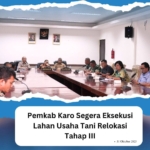 Pemkab Karo Segera Eksekusi LUT Relokasi Tahap III Bagi Masyarakat Terdampak Erupsi Sinabung