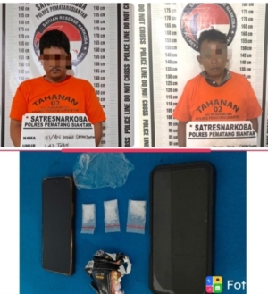 Polres Pematangsiantar Ringkus Dua Pengedar Sabu