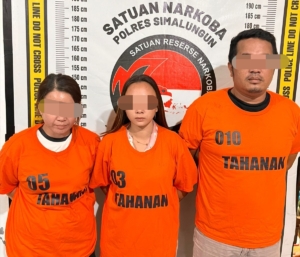 Terlibat Kasus Narkoba, Dua Wanita dan Seorang Pria Diringkus Polres Simalungun