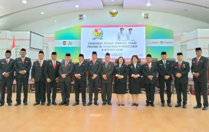 Bupati Karo Lantik 14 Pejabat Eselon II, Hesti Maria Jabat Kadis Kominfo