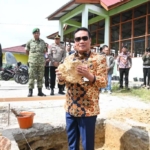 Bupati Humbahas Gelar Peletakan Batu Pertama Pembangunan KDMP Saitnihuta