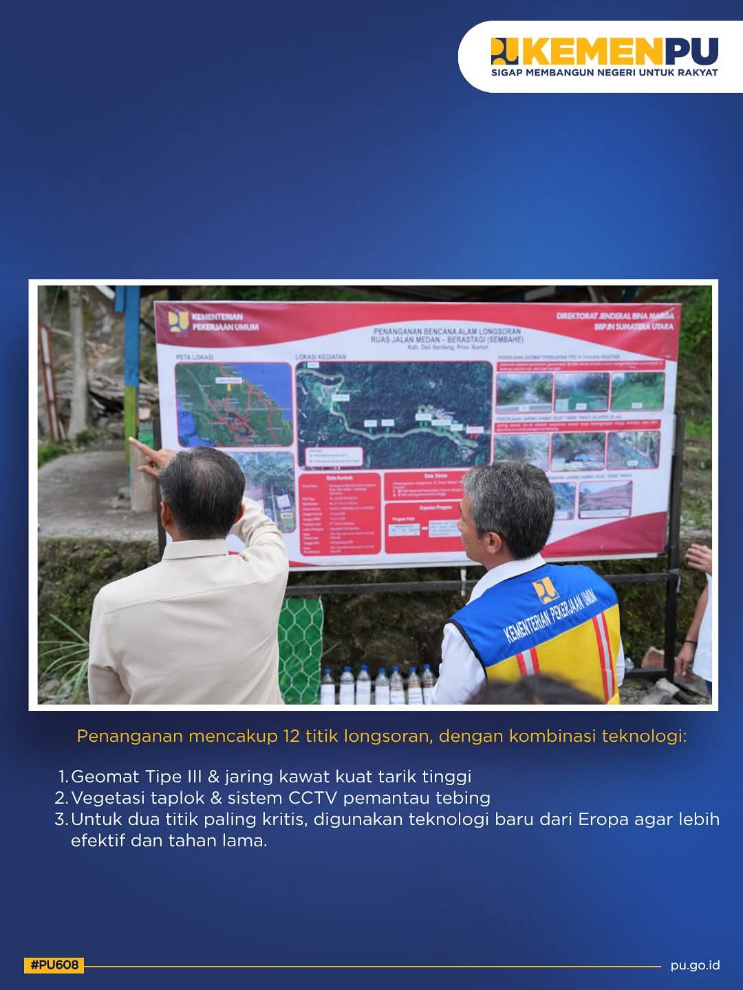 Penanganan Bencana Longsor Jalan Medan-Berastagi Ditargetkan Rampung Desember 2025