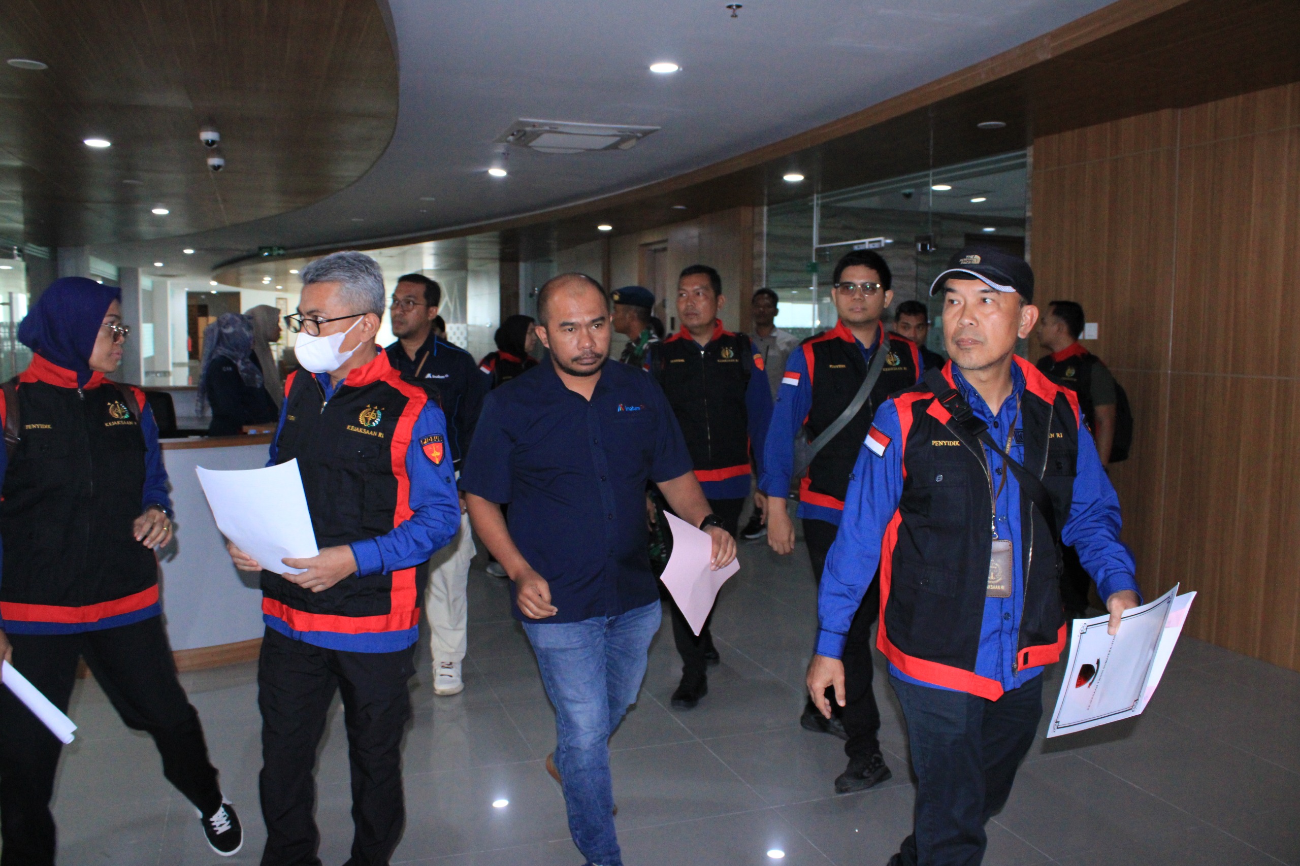 Dugaan Korupsi Penjualan Aluminium, Kejatisu Geledah Kantor PT Inalum di Kuala Tanjung Batubara
