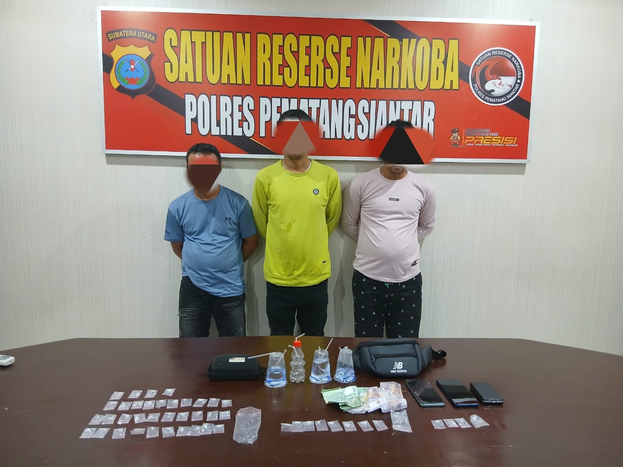 Intel Korem 022/PT Gerebek Rumah di Sibatu-Batu, Tiga Pria dan 45 Paket Sabu Diamankan