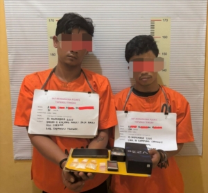 Polres Tapteng Ringkus Dua Terduga Pengedar Narkoba Ditangkap, Sabu 12,61 Gram  Disita