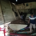 Longsor di Sibolga, Dua Rumah Rusak