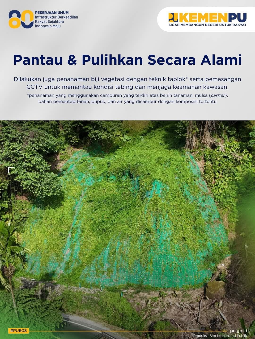 Kementerian PU Tangani 12 Titik Rawan Longsor di Jalan Medan–Berastagi dengan Geomat Tipe III dan Jaring Kawat
