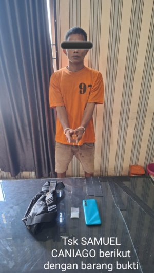 Bawa Sabu, Polres Tanah Karo Amankan Warga Deliserdang di Batu Karang