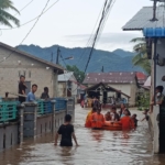 BPBD Tapteng Lakukan Penanggulangan Banjir Dan Longsor