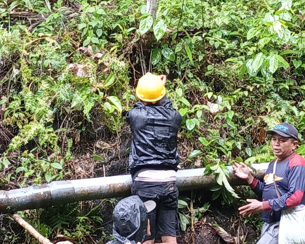 Curah Hujan Tinggi, Sumber Air Perumda Mual Nauli Rusak di Tapteng