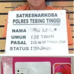 Edarkan Sabu, Seorang Pria Diciduk Polres Tebingtinggi