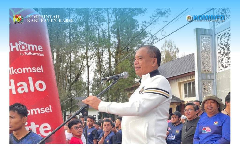 Bupati Karo Lepas Para Pelari Tourism Fun Run 2025