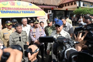 Presiden Prabowo di Pandan, Apresiasi Sinergitas Seluruh Jajaran dalam Penanganan Bencana