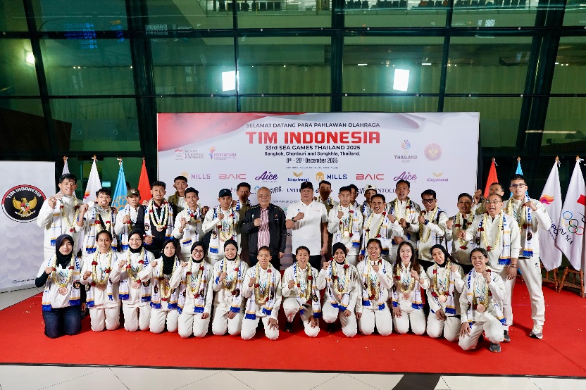 Rombongan Terakhir Kontingen Indonesia Pulang dari SEA Games 2025 Thailand, Bawa Tambahan Medali